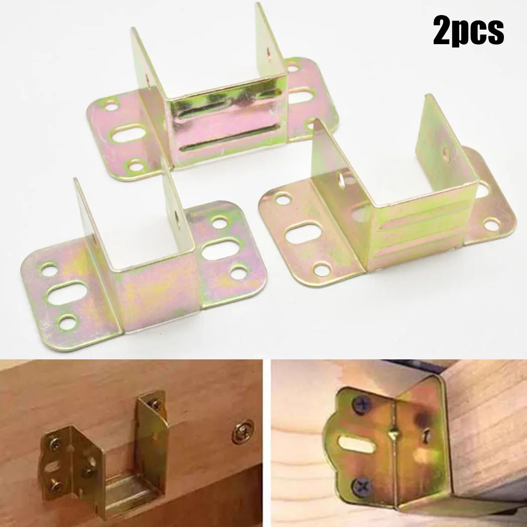 Furniture Hardware Supply - 2 قطعة U على شكل سرير