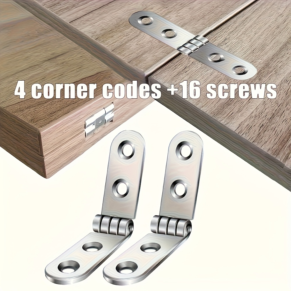Furniture Hardware Photos - 4 قطعة مفصلات رفرف قابلة للطي