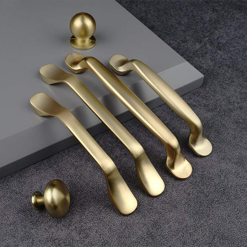 Furniture Hardware China - مقابض أثاث ذهبية من الألومنيوم، مقابض