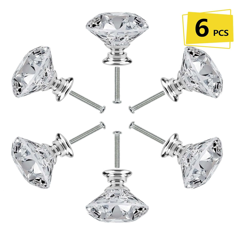 Furniture Hardware China - 6 قطع مقابض خزائن مع براغي،