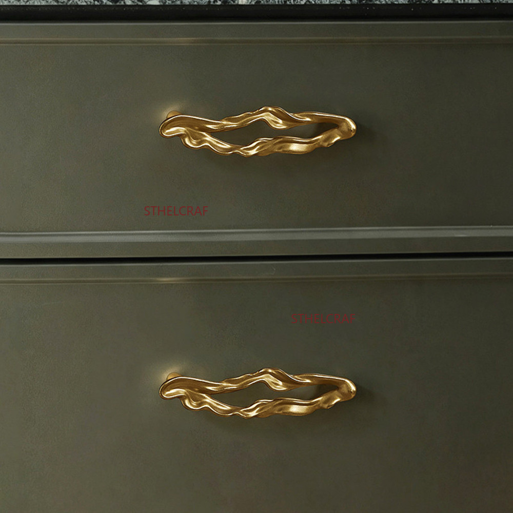 مقبض خزانة نحاسي فاخر عالي الج - مراجعة Furniture Hardware High End وسعره