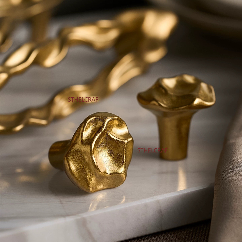 مقبض خزانة نحاسي فاخر عالي الج - مراجعة Furniture Hardware High End وسعره