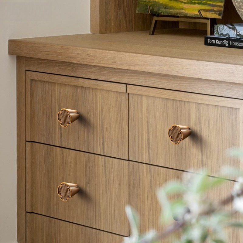 مقبض سحب للخزانة والدرج، برونز - مراجعة Furniture Hardware High End وسعره