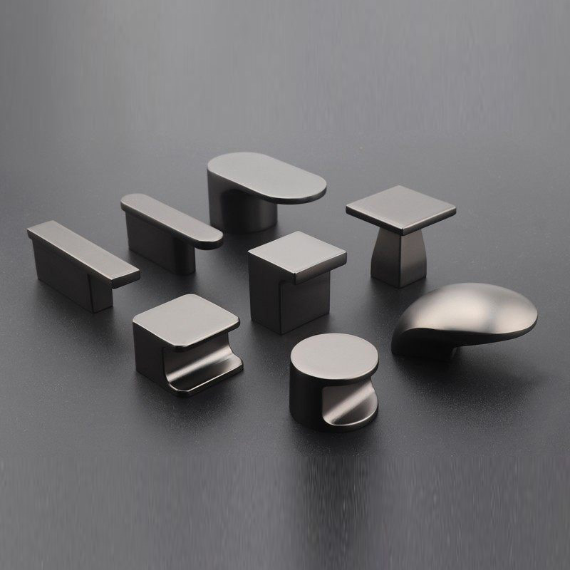 مقبض باب خزانة أسود من النيكل  - مراجعة Furniture Hardware High End وسعره