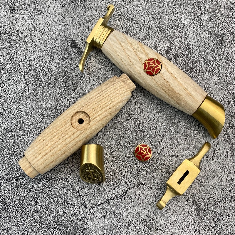 مقبض خشبي طبيعي صلب مع طقم حما - مراجعة Furniture Hardware Supply وسعره