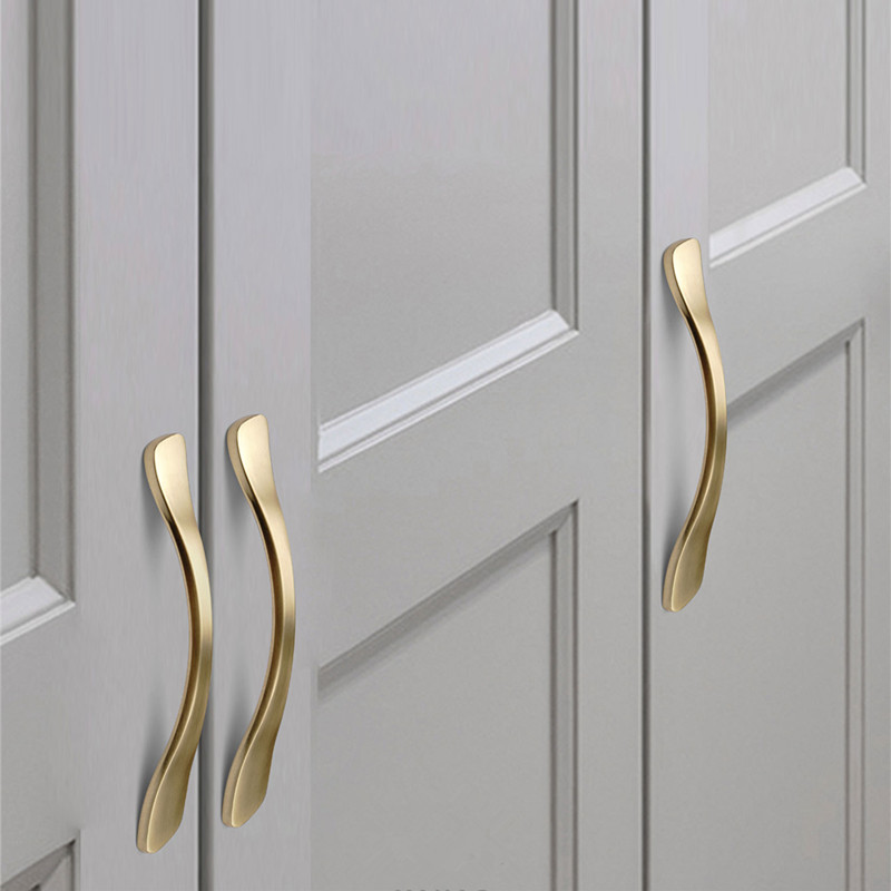 مقابض أثاث ذهبية من الألومنيوم - مراجعة Furniture Hardware China وسعره